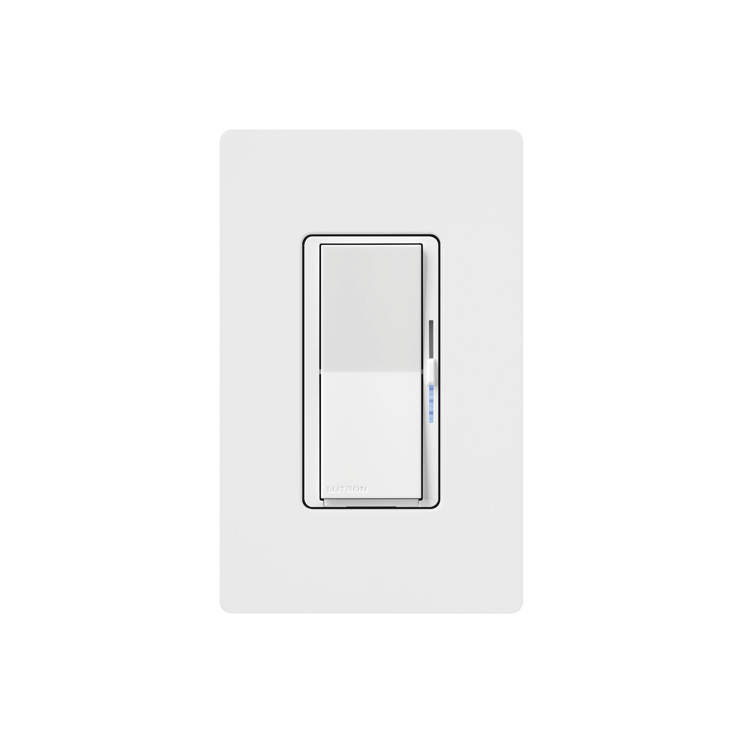 DVRF6LWH (Caseta Wireless) DIVA Atenuador de pared. Aumenta/Disminuye Intensidad de Iluminación.  No requiere cable neutro. 150W LED / 600W INC/HAL