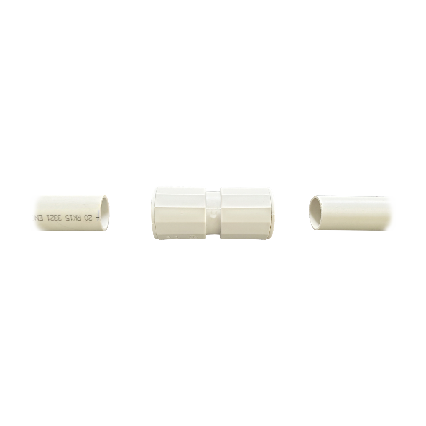 DX-43-020 - Manguito / Cople Morbidx IP67 libre de halógenos para unir tubería rígida de 20 mm (3/4) permite una instalación hermética no necesita pegamento