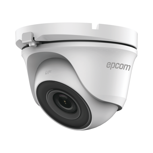 E50-TURBO-G3 - Turret TURBOHD 5 Megapíxel / 85° de Visión / Lente 2.8 mm / Exterior IP66 / IR EXIR 20 mts / TVI-AHD-CVI-CVBS / Metal