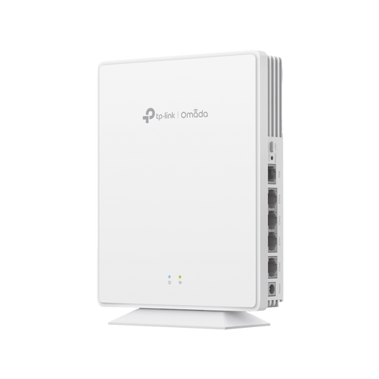 EAP610GP-DESKTOP - Punto de Acceso GPON Omada / WiFi 6 AX1800 / 1 puerto GPON / 1 Puerto FXS / 4 Puertos 10/100/1000 RJ45 / Wi-Fi 6 AX1800 / Mesh Omada / Configuración por Controlador o Stand-Alone / Para Montaje en Escritorio-Pared