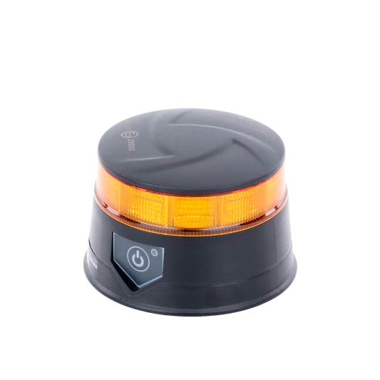 EB5200A - Baliza LED Recargable, Compacta y Discreta, Color Ámbar, Con Montaje Magnético y de Succión