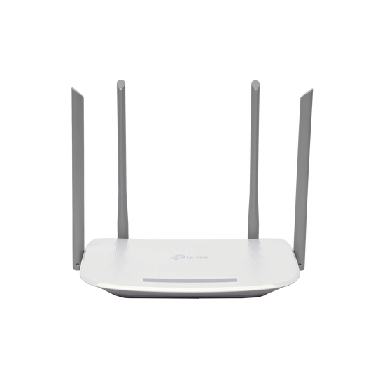 EC220G5 Router Inalámbrico ISP doble banda AC, 2.4 GHz y 5 GHz Hasta 1167 Mbps, 4 antenas externas omnidireccional, 3 Puertos LAN 10/100/1000 Mbps, 1 Puerto WAN 10/100/1000 Mbps
