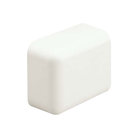 ECF10IW-X - Tapa Final, para uso con canaleta LD10, material ABS, Color Blanco Mate