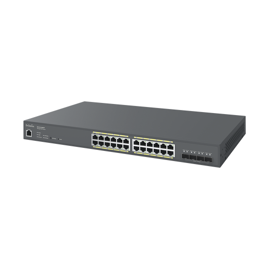 ECS1528FP Switch PoE + Gigabit 410W de 24 puertos gestionado en la nube
