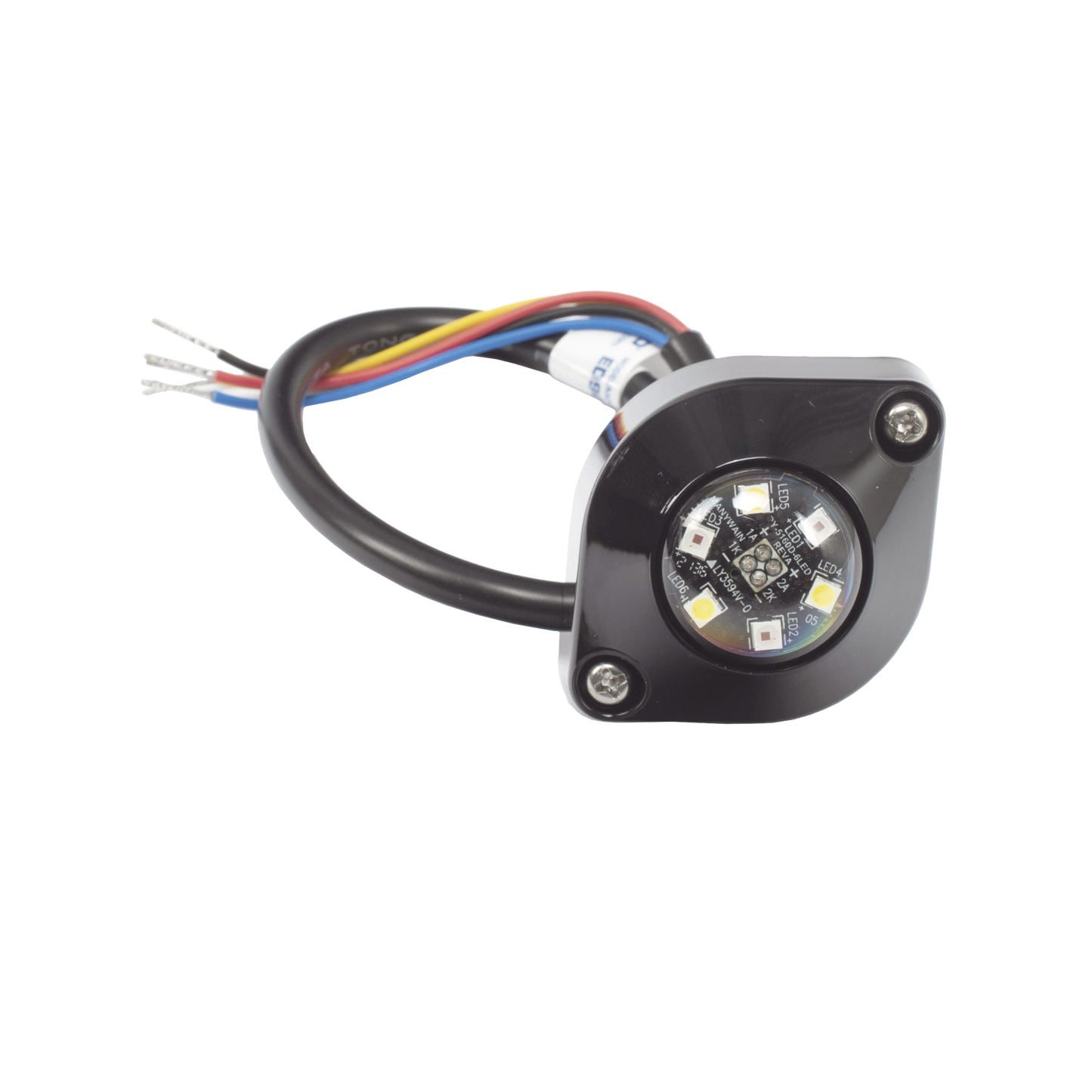ED9015A - Estrobo Oculto de 6 LED color Ambar Serie ED9015