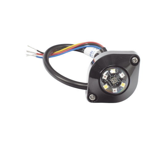 ED9015AW - Lámpara Oculta de 6 LED Color Ámbar/Claro Serie ED9015