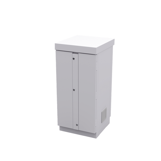 EFCB051106W - Gabinete de Seguridad de Lámina Galvanizada  para Almacenamiento de Baterías (Hasta 6 baterías PL110D12).