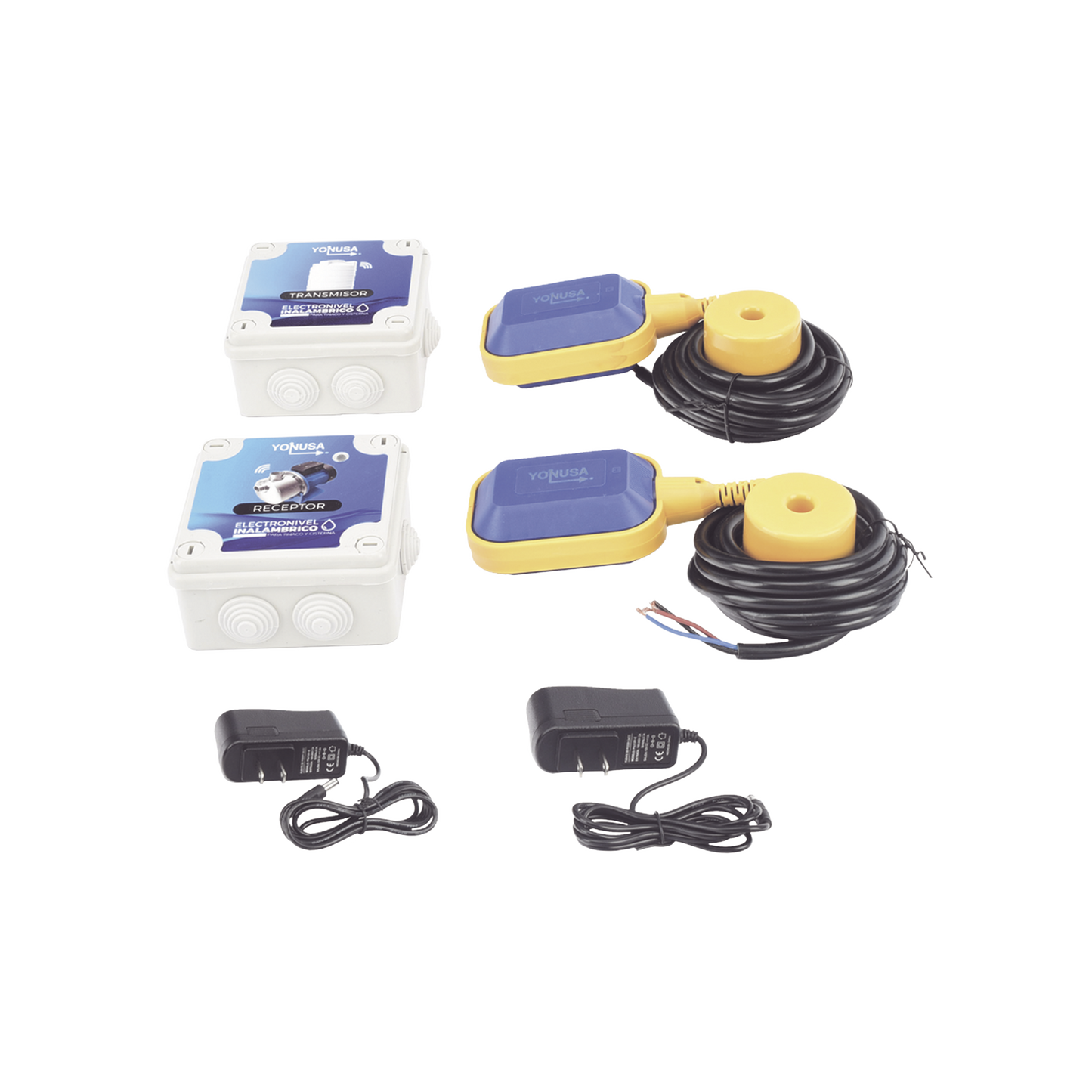 EIL1K0V1 KIT Transmisor / Receptor Electronivel / 1 KM Linea de Vista / Para tinaco y cisterna