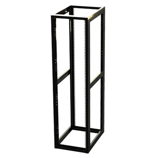 EI-QR-3245-R2 - Rack Estándar 19" de 4 Postes, Acero, 45 Unidades, Profundidad Ajustable.