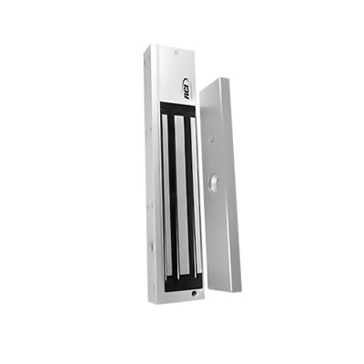 EML600-LSS Chapa Magnética de 600 lbs, Antisabotaje, Sensor de Estado, Libre de Magnetismo Residual