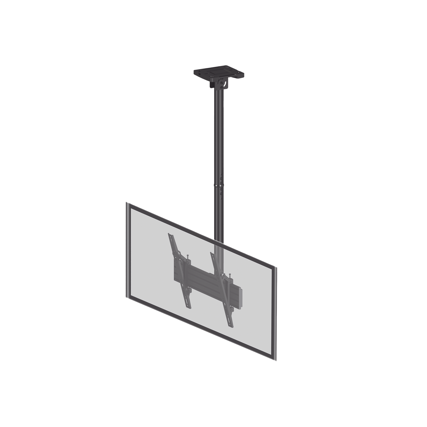 EMLCM1U - Montaje de Techo para Pantallas de  32"- 75I"| VESA 100 X 100 HASTA 400 X 400| Capacidad Máxima de Carga 50Kg