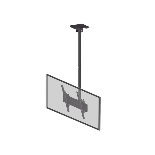 EMLCM1U - Montaje de Techo para Pantallas de  32"- 75I"| VESA 100 X 100 HASTA 400 X 400| Capacidad Máxima de Carga 50Kg