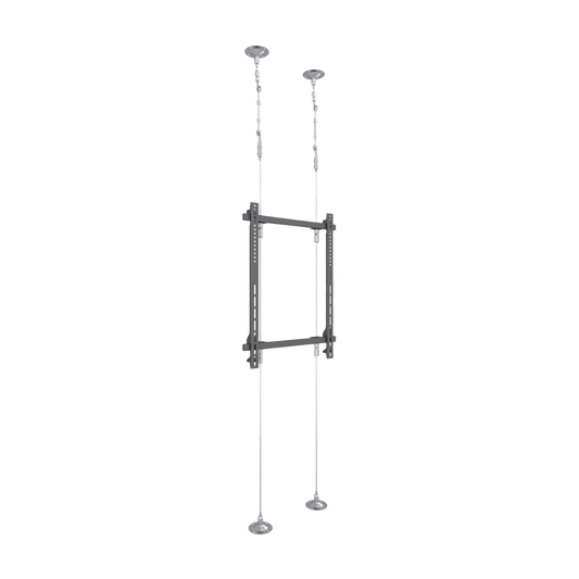 Montaje Cableado de Acero| Suelo a Techo| Capacidad Máx. de Carga 30kg| Para Pantallas de 32 ~ 75| VESA 400 x 600