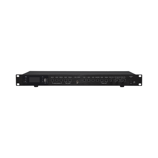 EP2060W Amplificador de Audio | 2 x 60W | Baja Impedancia 4 - 8? | Reproductor Bluetooth, USB, SD | Efectos Integrados Delay, Echo, Repeat