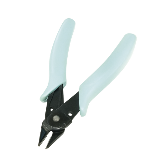 EP25P - Pinza De Corte Micro de 5" (125 mm). Acero c/mango Ergonómico de PVC. Uso Electrónico. Corte al Ras.
