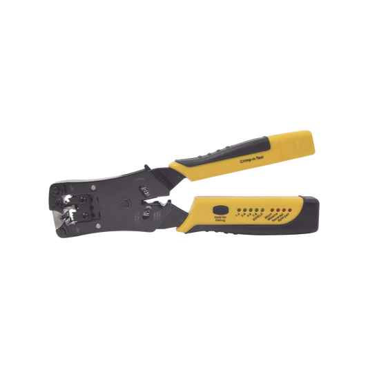 EP376C Pinza 3 en 1: Pelacables/ Terminado/ Probador para UTP. Enchufe Modular de Prueba para RJ45/RJ11/RJ22.