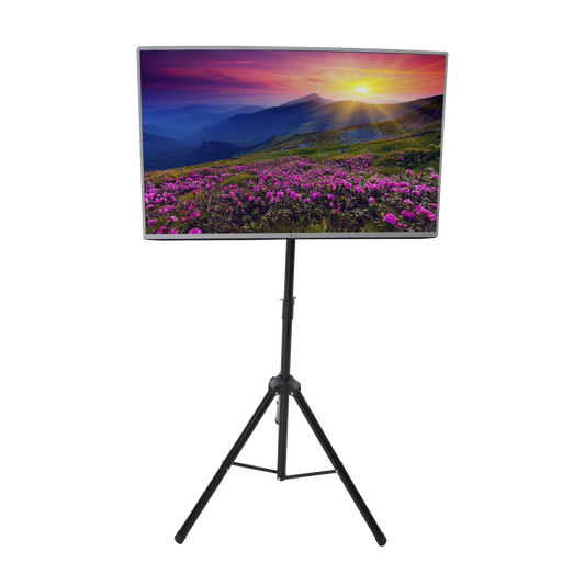 EPB036EC Trípode Portátil con Soporte de piso para Monitores de 32 a 65 / Vesa 600 x 400 / Acero / Montaje de 65 cm a 1 mt