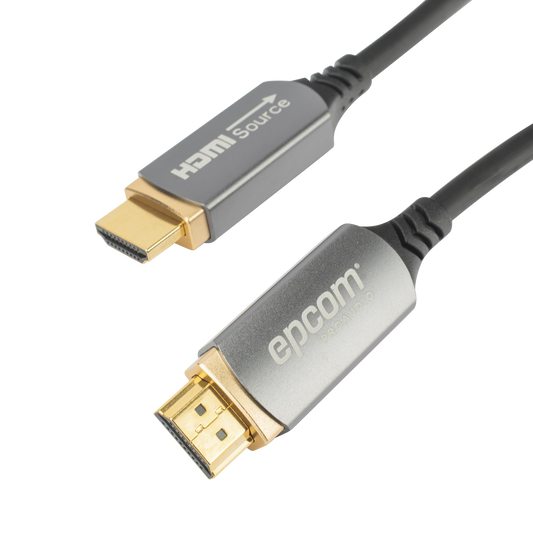 EP-FOH-8K-10M Cable HDMI de Fibra Óptica de 10m | Alta Definición | Version 2.1 | Alta velocidad 18Gbps | 8K@60Hz | HDCP 2.2 | Resistente a EMI y RFI