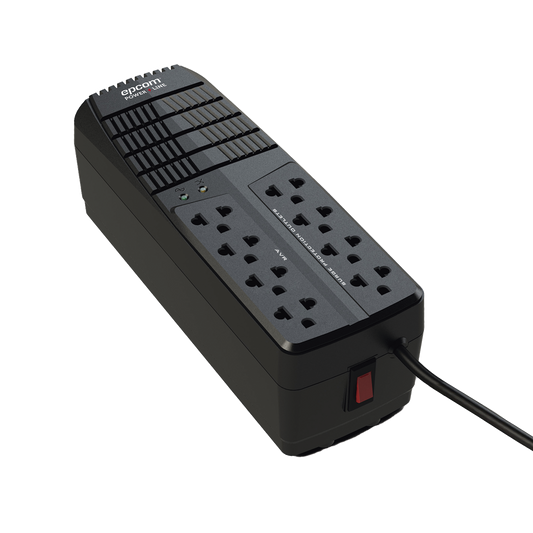 EPL2000AVR - Regulador de Voltaje 2000 VA-1000 W / 4 Contactos con AVR / 4 Contactos con Supresor de Picos / Protección RJ11