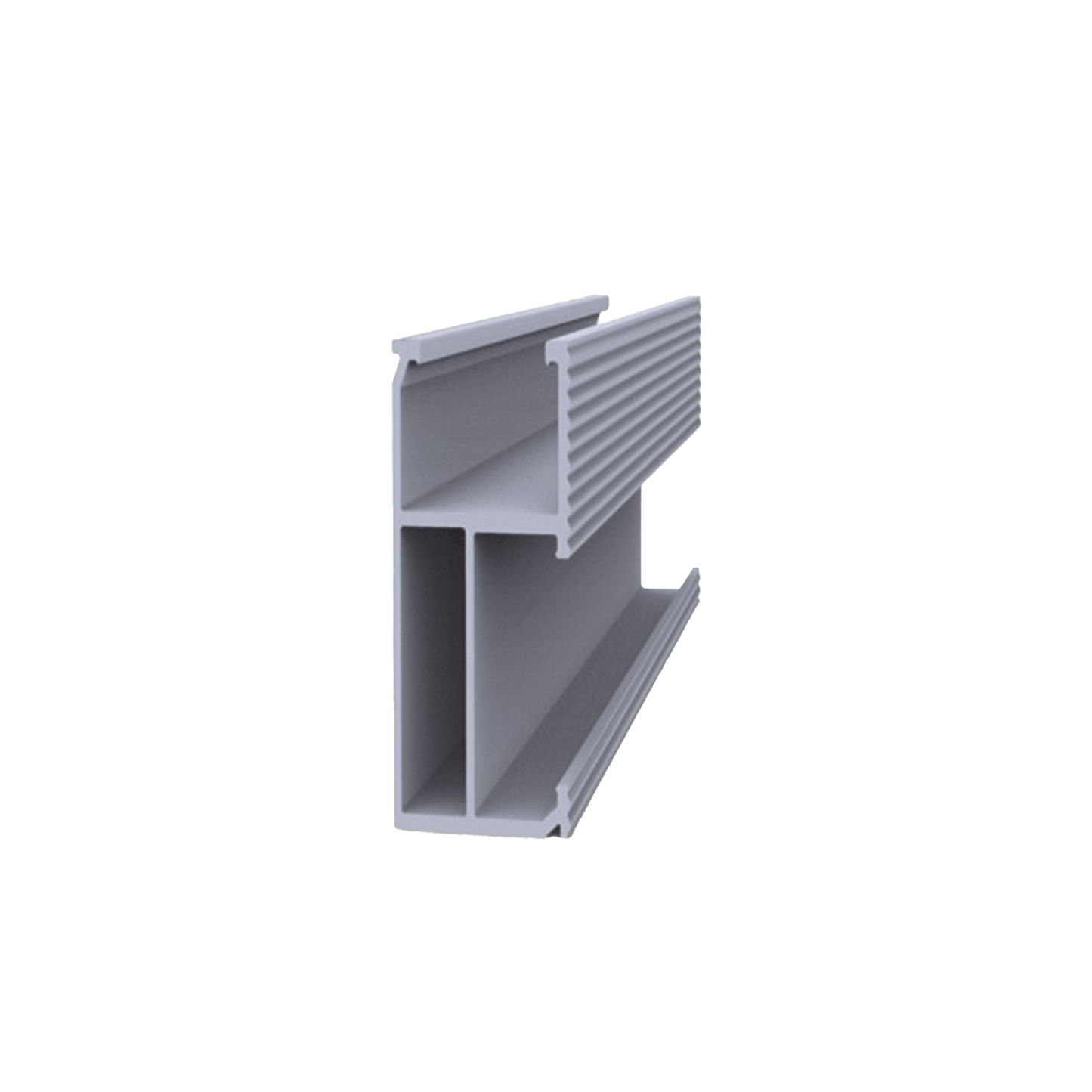 EPLSR84050 - Riel 8 para montaje de módulos fotovoltaicos de aluminio anodizado de 4050mm.