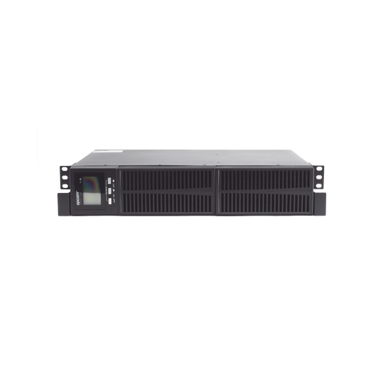 EPU1000G3 UPS de 1000VA/900W / Topología On-Line Doble Conversión / Entrada y Salida de 120 Vca / Clavija de Entrada NEMA 5-15P / Pantalla LCD Configurable /Formato Rack/Torre