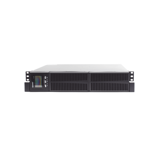 EPU2000G3 UPS de 2000VA/1800W / Topología On-Line Doble Conversión / Entrada y Salida de 120 Vca / Clavija de Entrada NEMA 5-20P / Pantalla LCD Configurable / Formato Rack/Torre