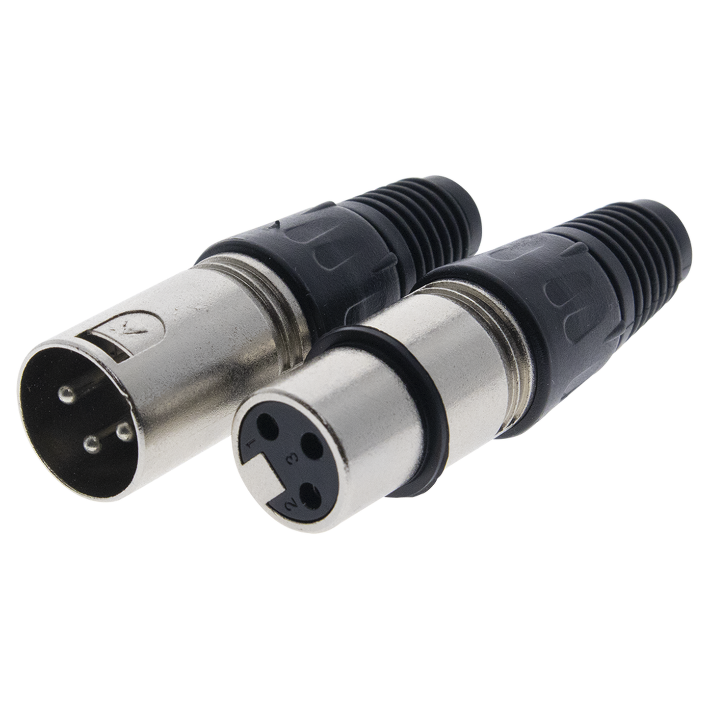 EP-XLRKIT - Kit Conector XLR Hembra + XLR Macho | Ideal para Conexiones de Micrófonos, Mezcladoras | Equipo de Audio Profesional