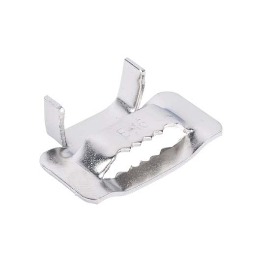 ESBE16-C2 - Hebillas PanSteel™ de Acero Inoxidable 201, Para Uso con Fleje ESW16T76-CR2 de 5/8, Paquete de 100pz