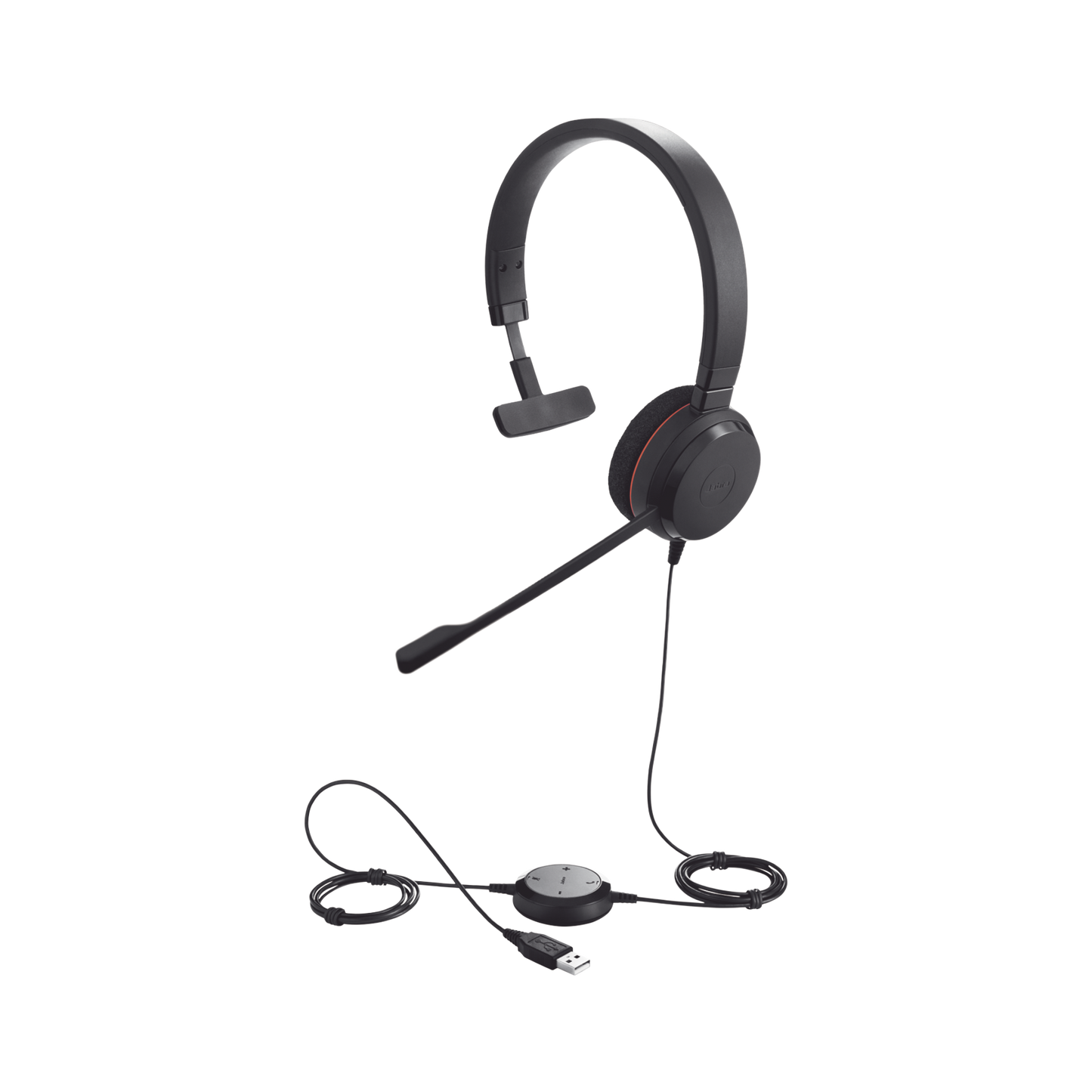 EVOLVE-20-MONO-UC Jabra Evolve 20 Mono con conexión USB, micrófono con cancelación de ruido de ultima generación, configuración Plug and Play (4993-829-209)