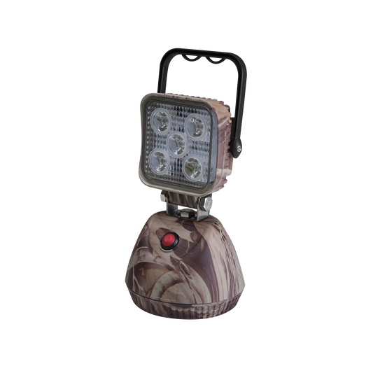 EW2461-CAMO Lámpara de trabajo de mano con batería recargable y montaje magnético