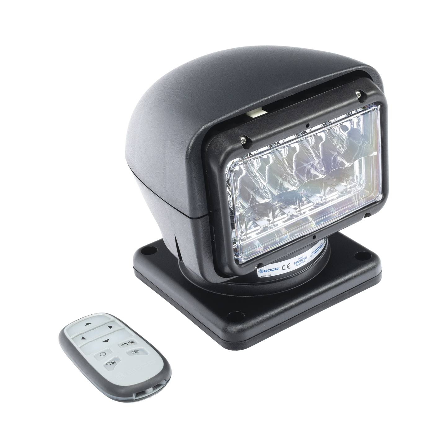 EW-3010 - Faro Buscador, 7040 lúmenes, Color Negro, Uso Rudo, Multifuncional, Luz Clara