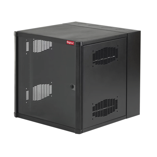 EWMW362430 - Gabinete AccessPlus de 19 UR Montaje en Pared de 19in, Rieles Numerados y Roscados #10-32, Puerta con Ventana de Seguridad, 600 mm de Ancho, 762 mm de Profundidad, Color Negro