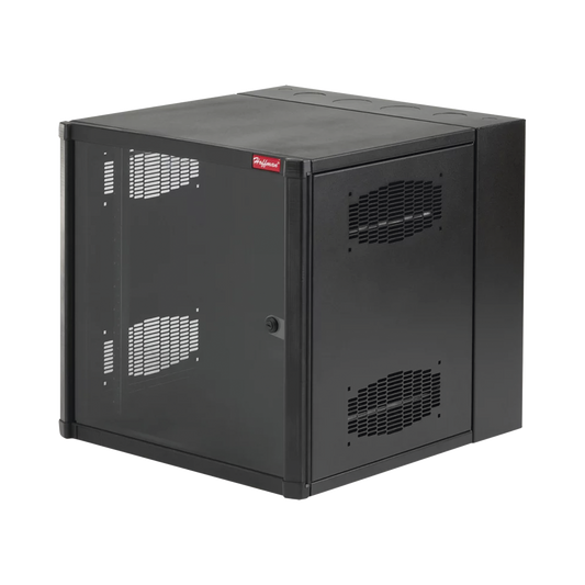 EWMW482425 - Gabinete AccessPlus  26 UR de Montaje en Pared de 19in, Rieles Numerados y Roscados #10-32, Puerta con Ventana de Seguridad, 600 mm de Ancho, 637 mm de Profundidad, Color Negro