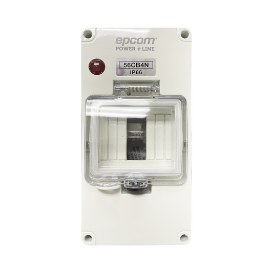 F56CB4N Gabinete Plástico para Exterior IP66 para Riel Din