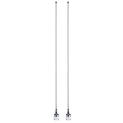 F-61W - Antena Móvil Doble para Rango de Frecuencia de Banda Civil (CB) 26.960 - 27.400 MHz.