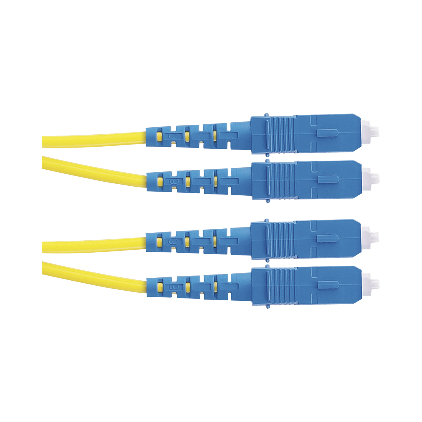 F923RSNSNSNM005 - Jumper de Fibra Optica Monomodo 9/125 OS2, SC-SC Duplex, OFNR (Riser), Color Amarillo, 5 Metros (16.40 Pies)