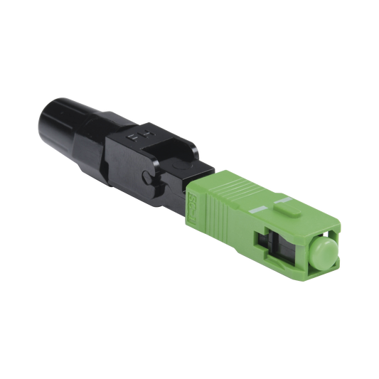 FASC Conector Rápido de Instalación en Campo, Monomodo, SC/APC, pre-pulido, re-terminable, ideal para Aplicaciones FTTx
