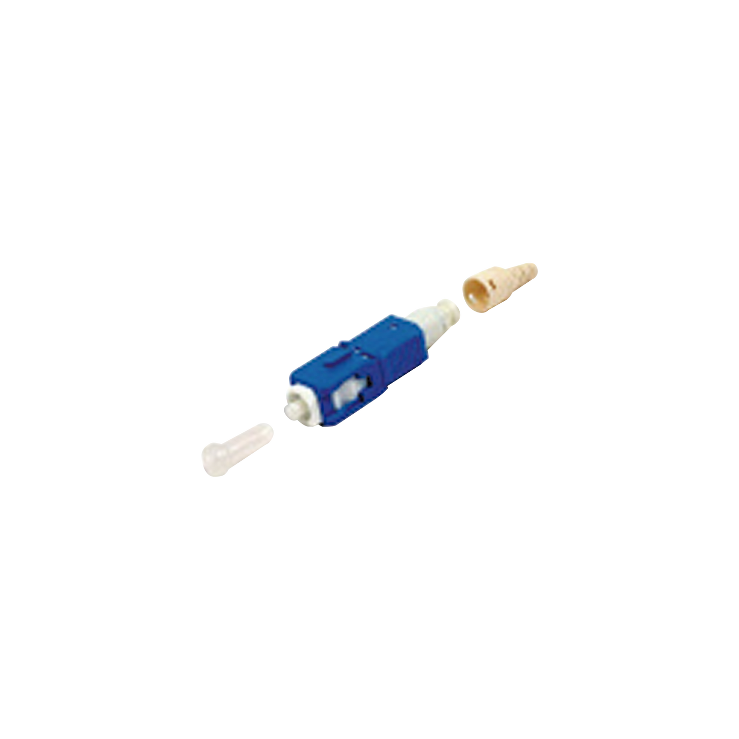 FC1-LB-SCU-9BL - Conector de Fibra �ptica Pre-Pulido LightBow SC/UPC Simplex, Monomodo OS1/OS2, Re-Terminable, Color Azul
