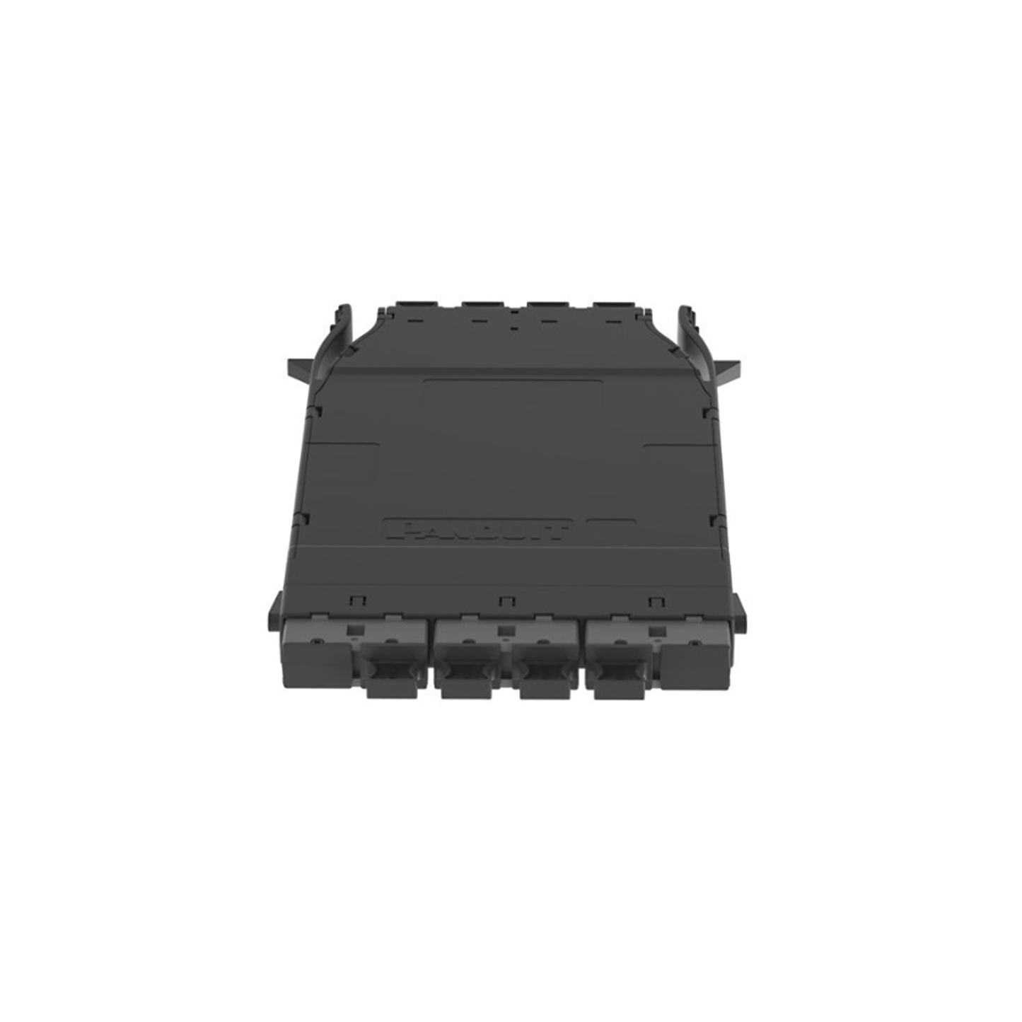 FHMZO-32-M - Cassette HD Flex? Para 32 Fibras Multimodo OM4, de 4 MPO(8F) Macho a 4 MPO(8F) Macho, Color Gris