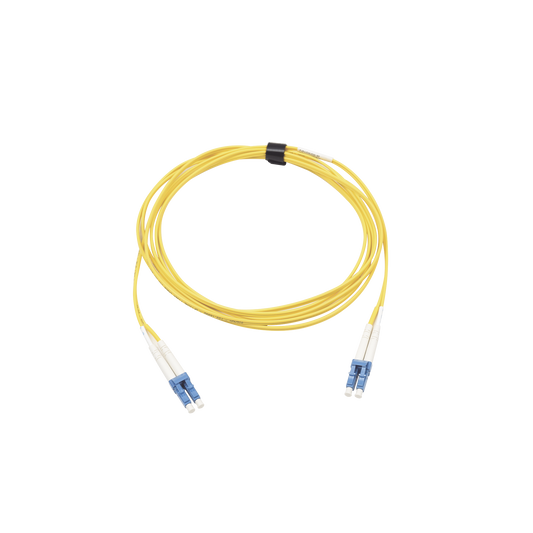 FJ2-LCULCUL-10 - Jumper de Fibra �ptica Monomodo (OS2), XGLO, Riser, LC/UPC-LC/UPC Duplex, OFNR, Color Amarillo, 10 Metros (32.81 Pies)