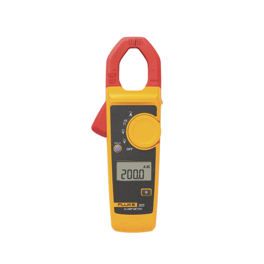 FLUKE-303/EMESP Amperimetro de Gancho, Para Medida de Corriente en CA de 600 A y Tensión en CA y CC de 600V
