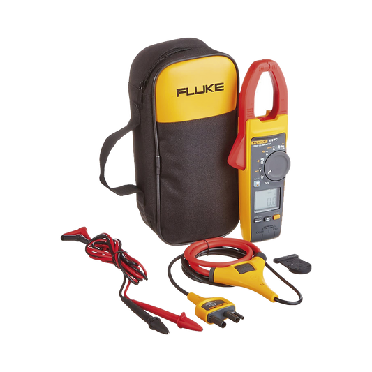 FLUKE-376FC - Amperimetro de Gancho, Para Medida de Corriente en CA de 999 A y Tensión en CA y CC de 600V