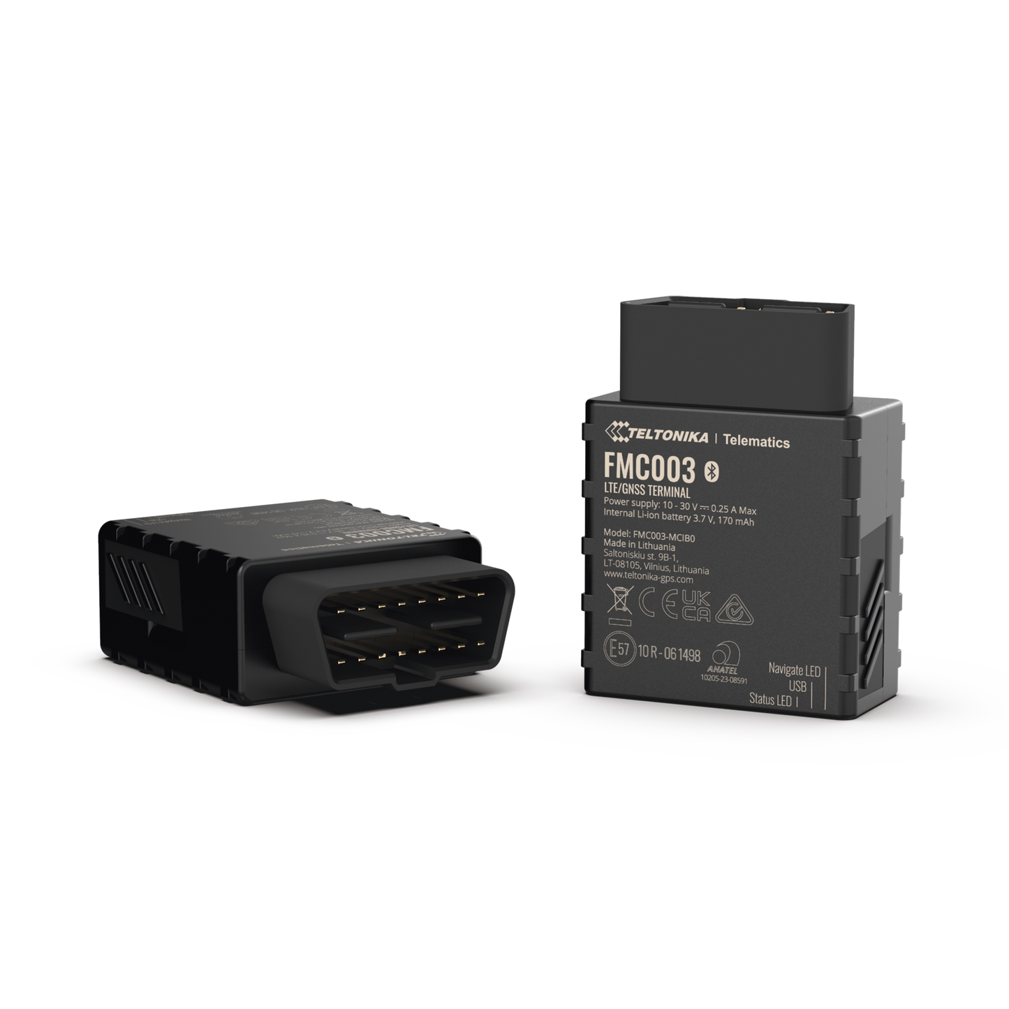 FMC003 - Rastreador (GPS) 4G LTE Cat 1 De Super Fácil Instalación, Lectura de Datos OBD OEM y Conectividad Bluetooth