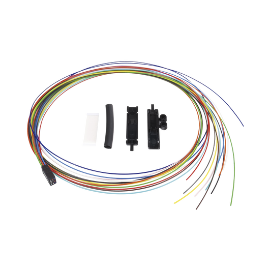 FO12CB Kit Fan-Out de 12 Fibras, Para Convertir de 250 a 900 Micras, 1 Metro