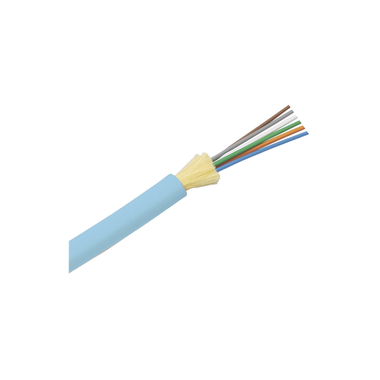 FODLZ06 - Cable de Fibra Óptica de 6 Hilos, Multimodo OM4 50/125 Optimizada, Interior, Tight Buffer 900um, No Conductiva (Dieléctrica), LSZH, Precio Por Metro
