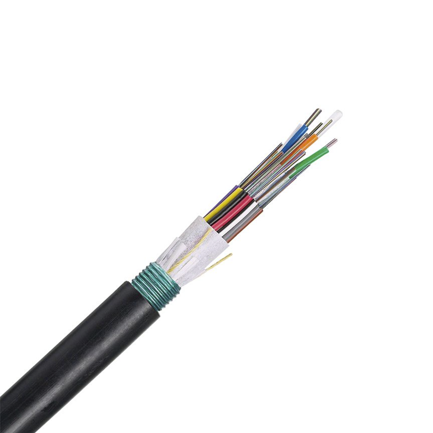 FOWNZ06 - Cable de Fibra �ptica 6 Hilos, OSP (Planta Externa), Armada, MDPE (Polietileno de Media Densidad), Multimodo OM4 50/125 Optimizada, Precio Por Metro