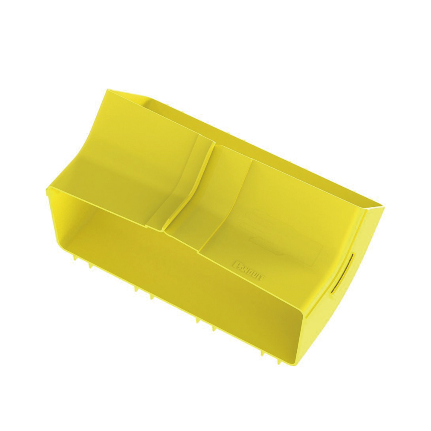 FRIV4512X4LYL - Bajada Vertical Interior de 45º con Tapa, Para uso con Canaletas 12X4 FiberRunner™, Color Amarillo