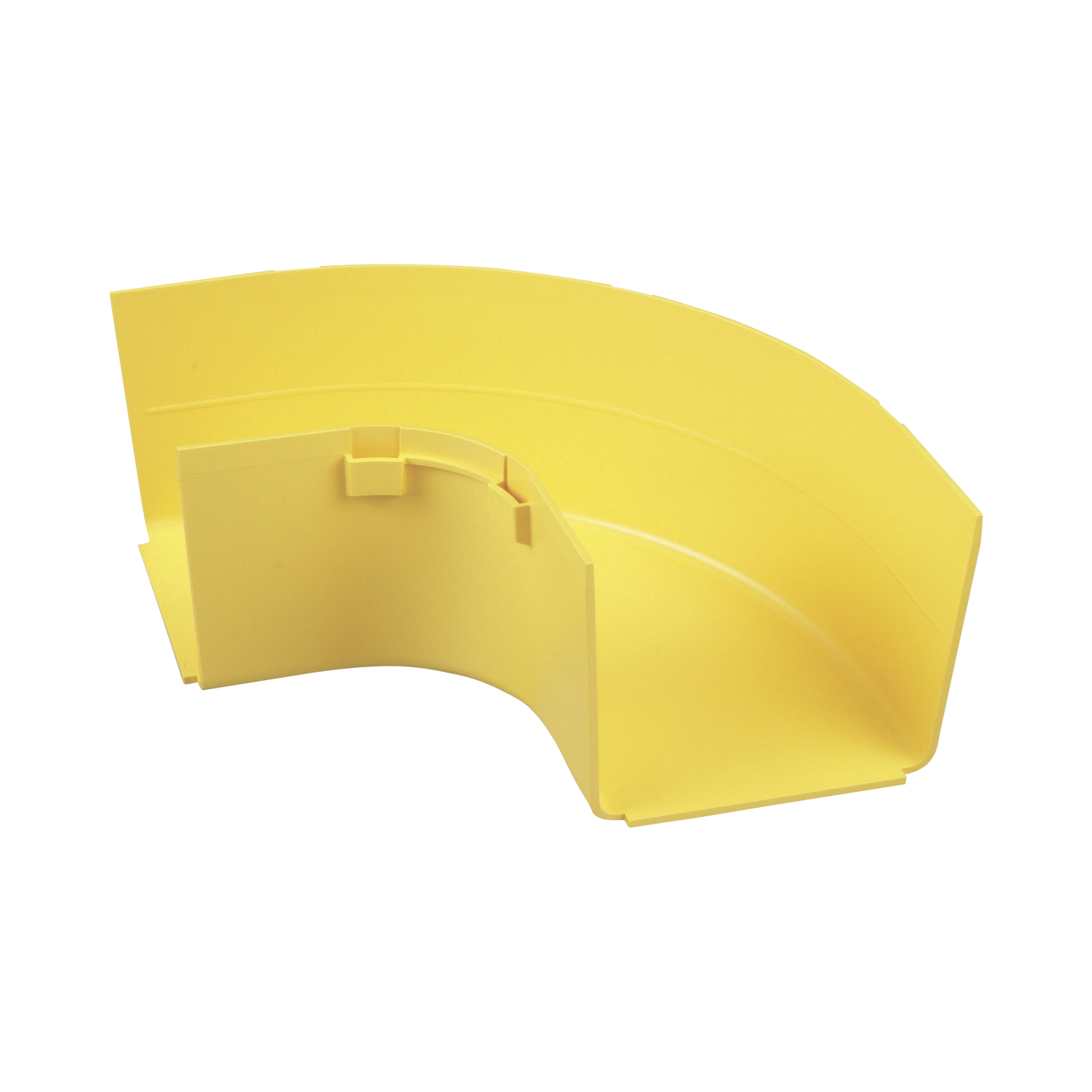 FRRA4X4LYL - Ángulo Recto a 90º Horizontal, Para Canaletas FiberRunner™ 4X4, Color Amarillo