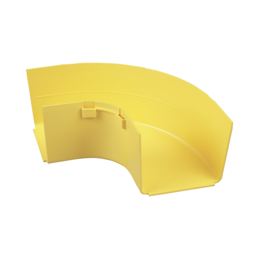 FRRA4X4LYL - Ángulo Recto a 90º Horizontal, Para Canaletas FiberRunner™ 4X4, Color Amarillo