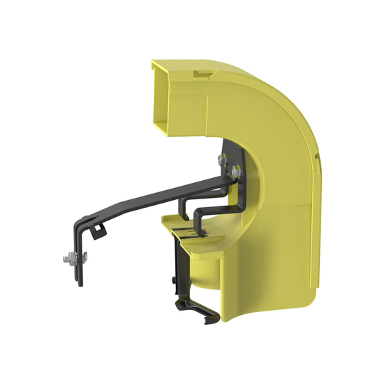 FRSPJ2X2LYL - Bajada Para Canaleta FiberRunner™, Uso con Medidas 4x4, 6X4, 12X4, o 24X12, Con Reducción a 2X2, Color Amarillo